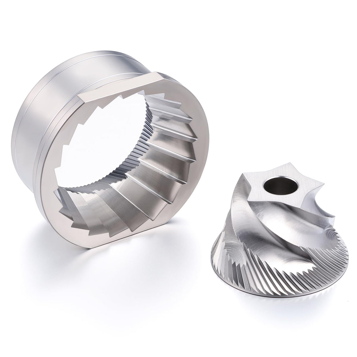 Conical Grinder Upper Lower Burrs Stainless Steel O578134