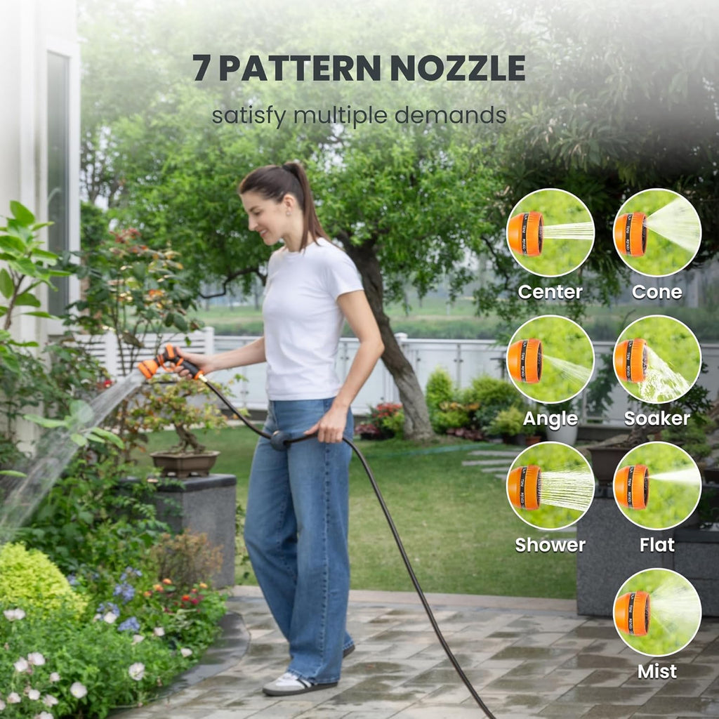 Retractable Garden Hose Reel 1/2" 130FT Wall Mount I27726