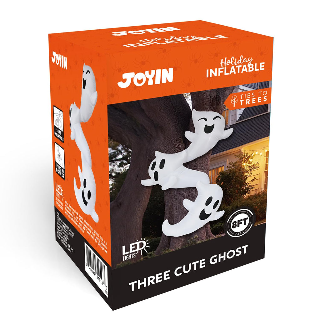8ft Light Up Inflatable Ghosts W992