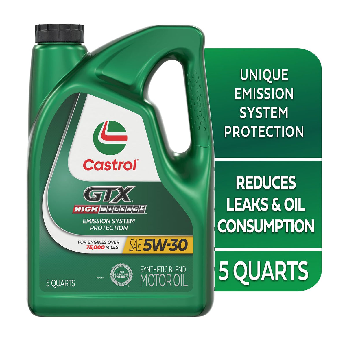 5W-30 Synthetic Blend Motor Oil, 5 Quarts A582