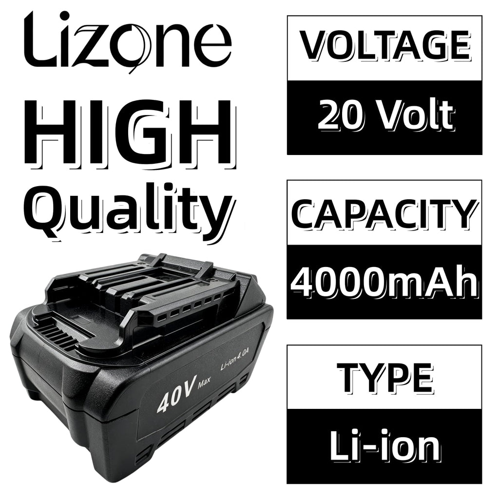 40V 4.0Ah Battery 2 Pack T640