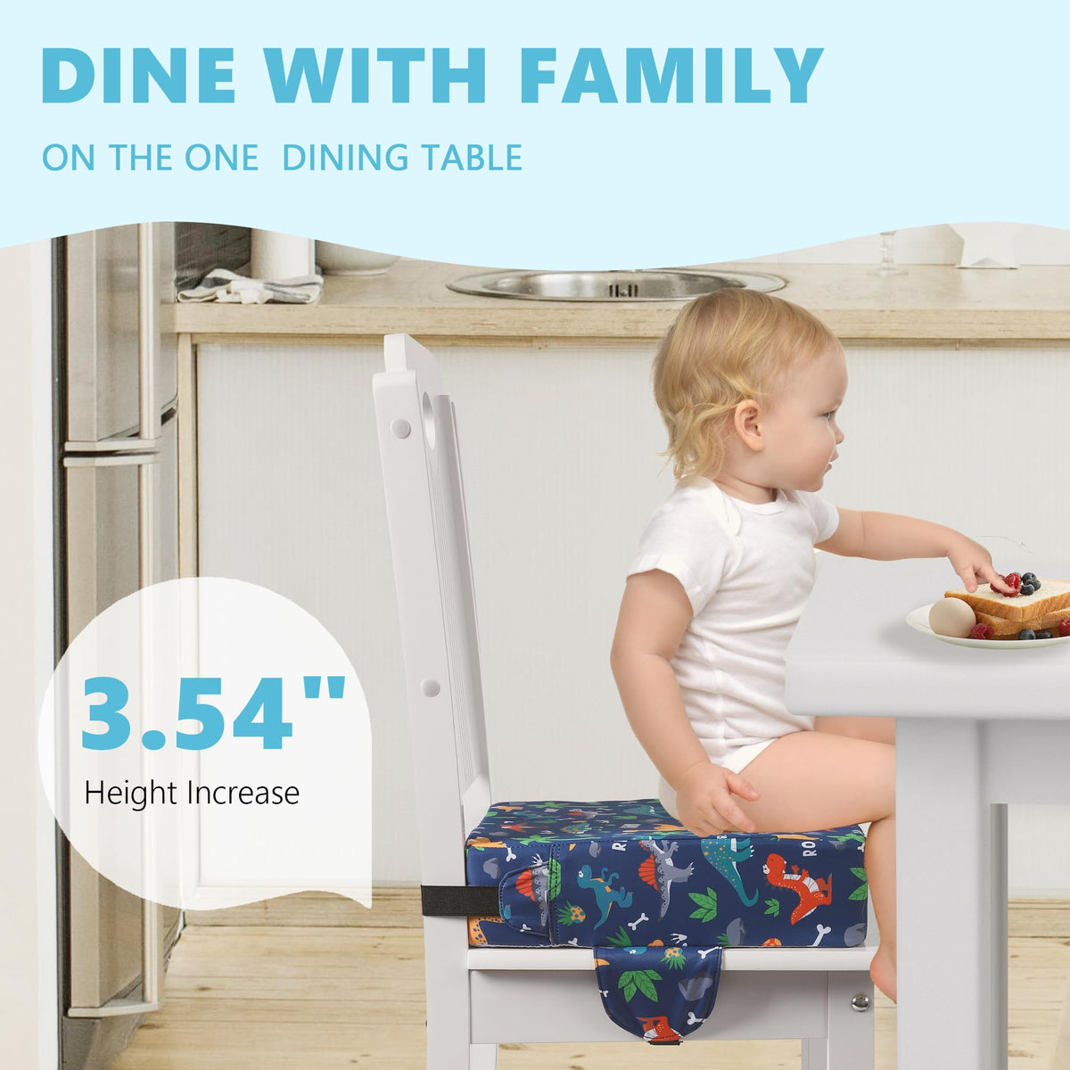 Toddler Booster Seat with Adjustable Straps U43277