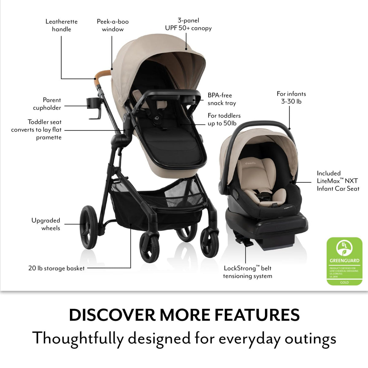 Travel System with Infant Car Seat C259