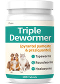 Pyrantel Pamoate and Praziquantel De-wormer Tablet for Dog & Cat 100 Tablets O268