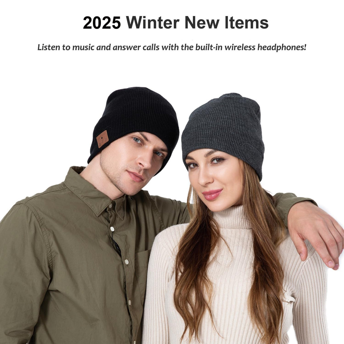 Bluetooth Knit Winter Cap with Microphone Y1550