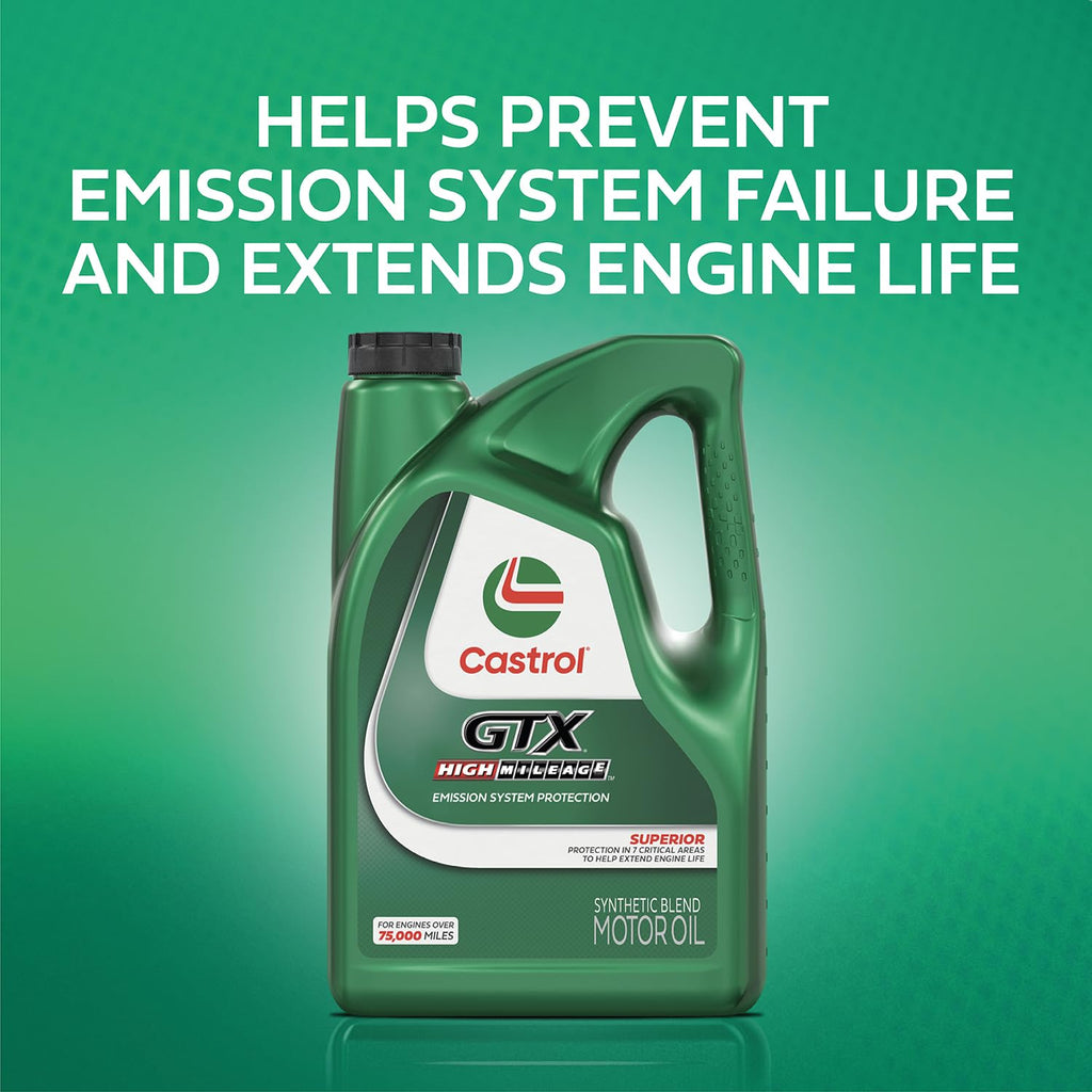 5W-30 Synthetic Blend Motor Oil, 5 Quarts A582