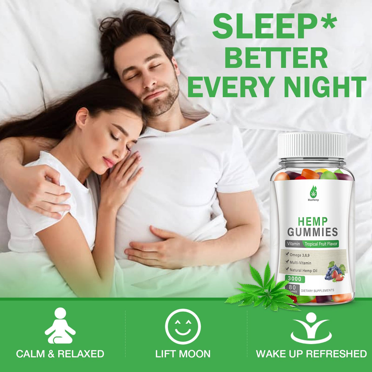 Hemp Gummies 80Counts H136116