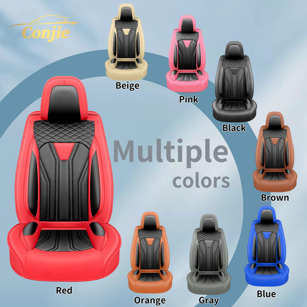 Red & Black Car Seat Covers F14019