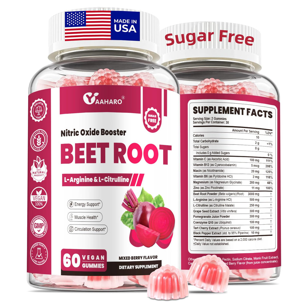 Beet Root Gummies Nitric Oxide Supplement I776420