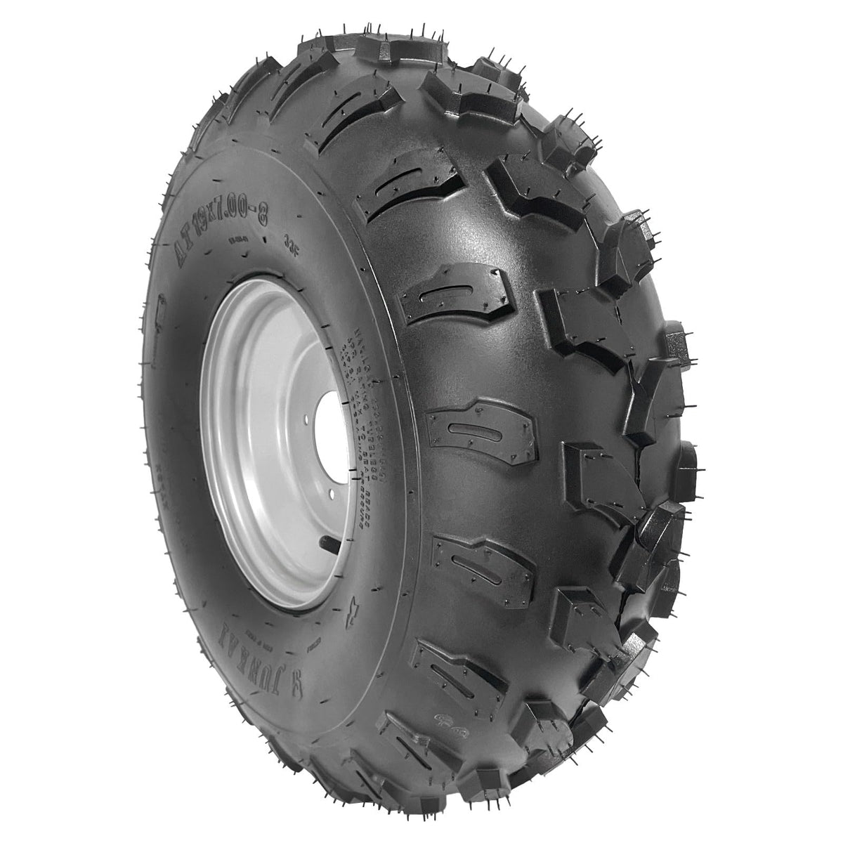 19x7-8 ATV UTV Off-Road Tire and Wheel with 8-Inch 4-Hole Rim Y5492