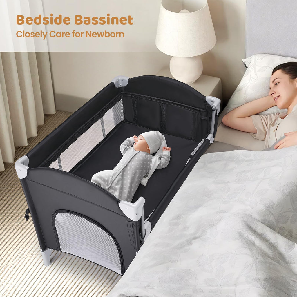5-in-1 Pack and Play with Bassinet and Changing Table P4129