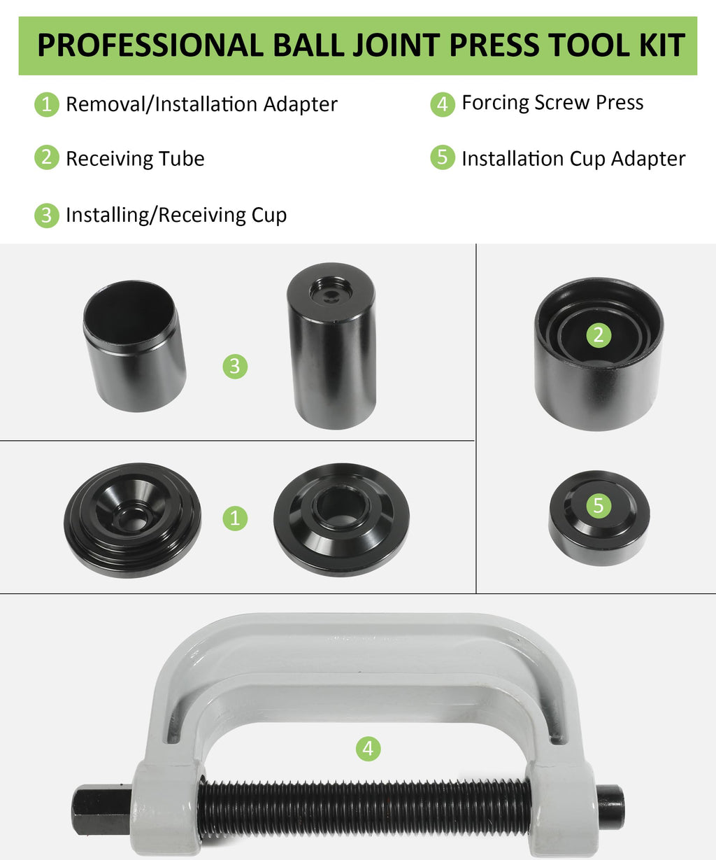 Ball Joint Removal Tool Kit with 4x4 Adapters F7088