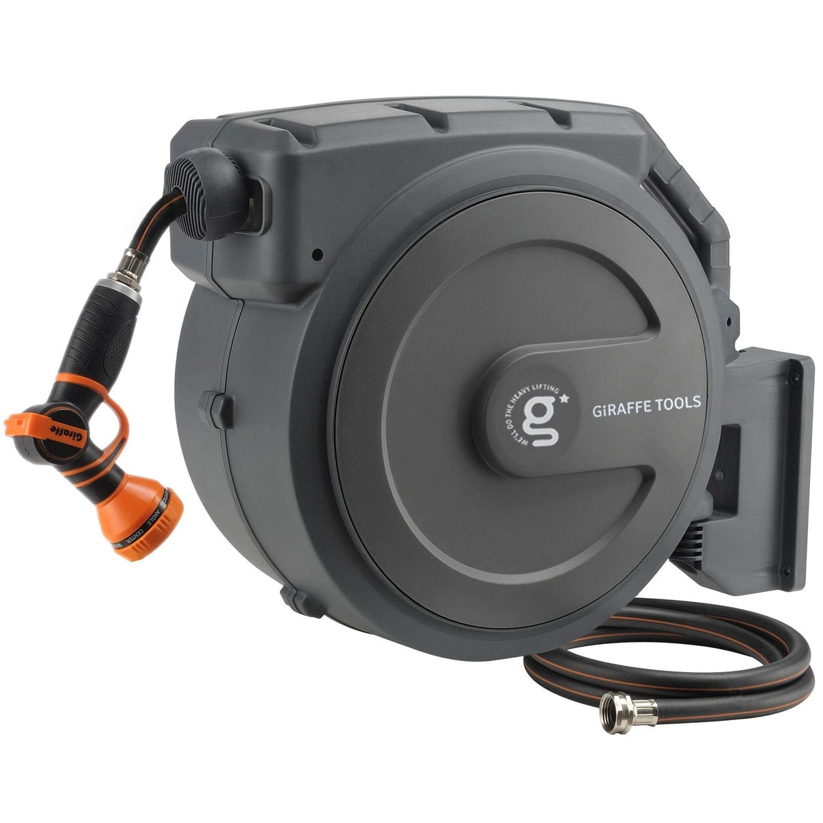 Retractable Garden Hose Reel 1/2" 130FT Wall Mount I27726