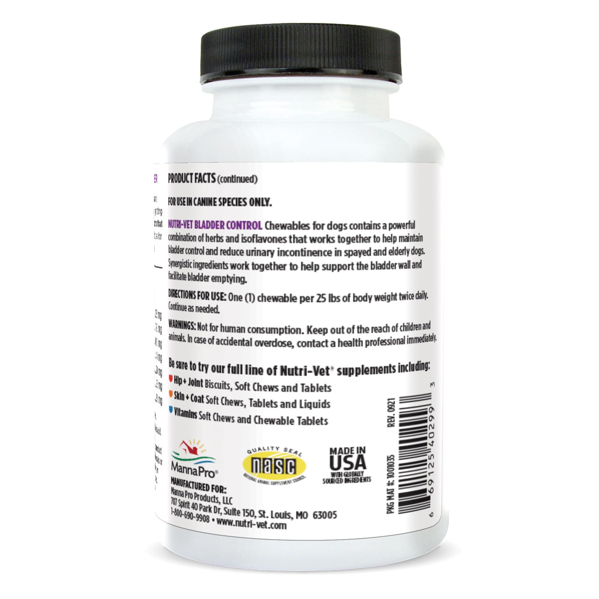 Dog Bladder Control 90 Tablets E977634