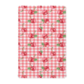 Cherry Buffalo Plaid Fitted Crib Sheet X8096