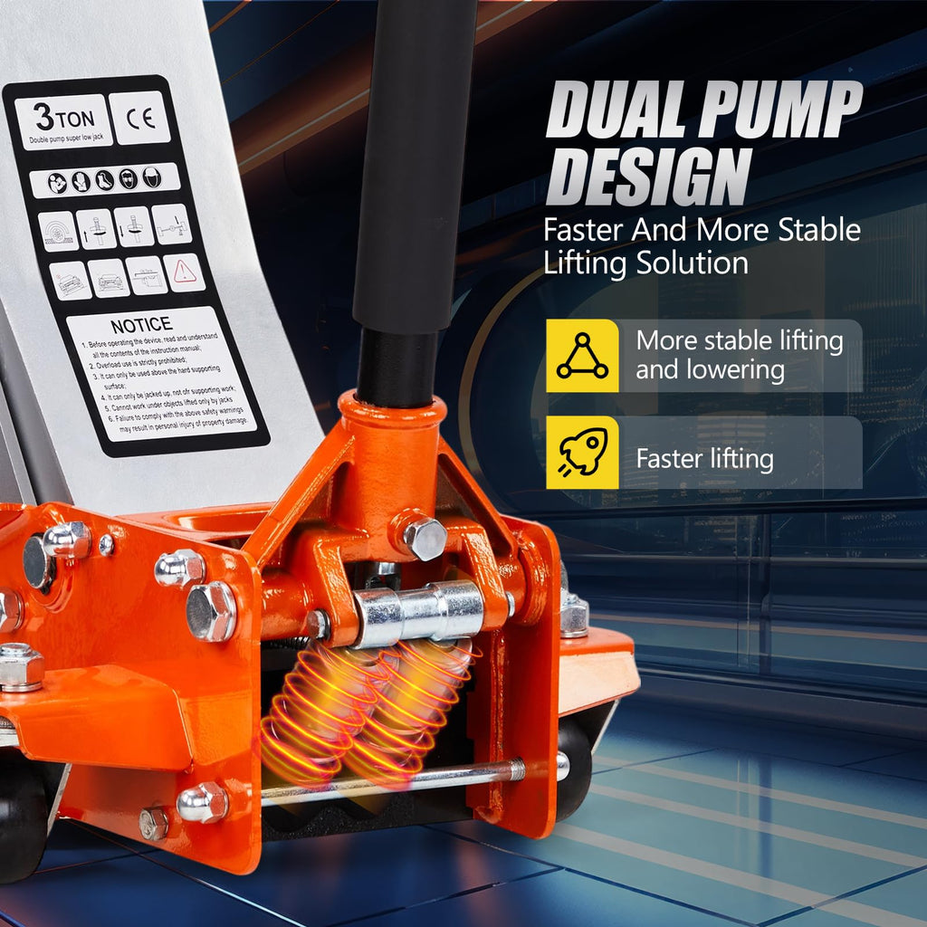 3 Ton Low Profile Hydraulic Floor Jack Z938677