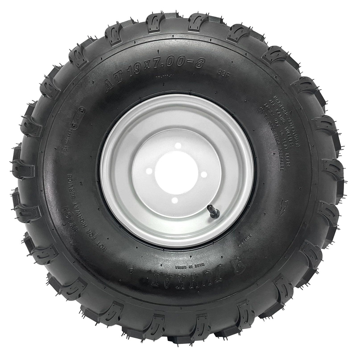 19x7-8 ATV UTV Off-Road Tire and Wheel with 8-Inch 4-Hole Rim Y5492