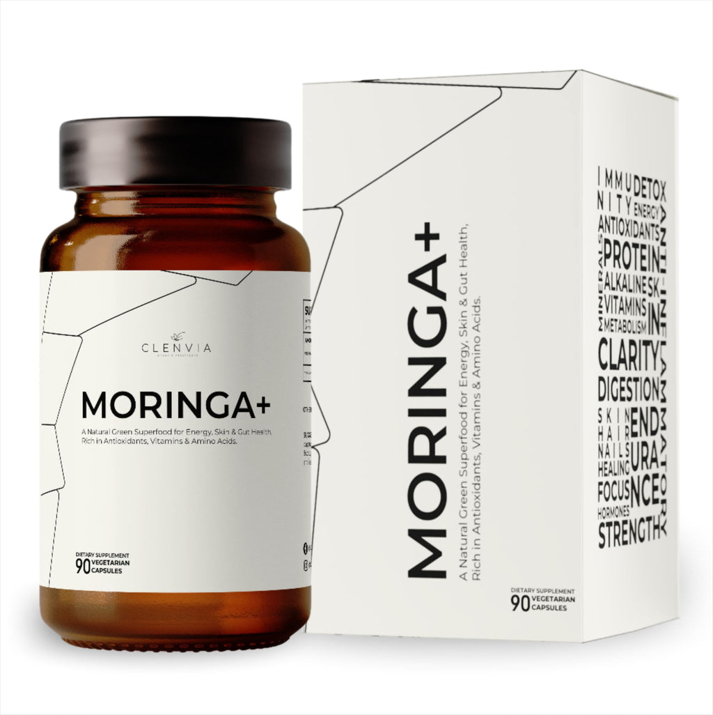 90 Capsules 1000mg Organic Moringa Leaf Powder Capsules L99045