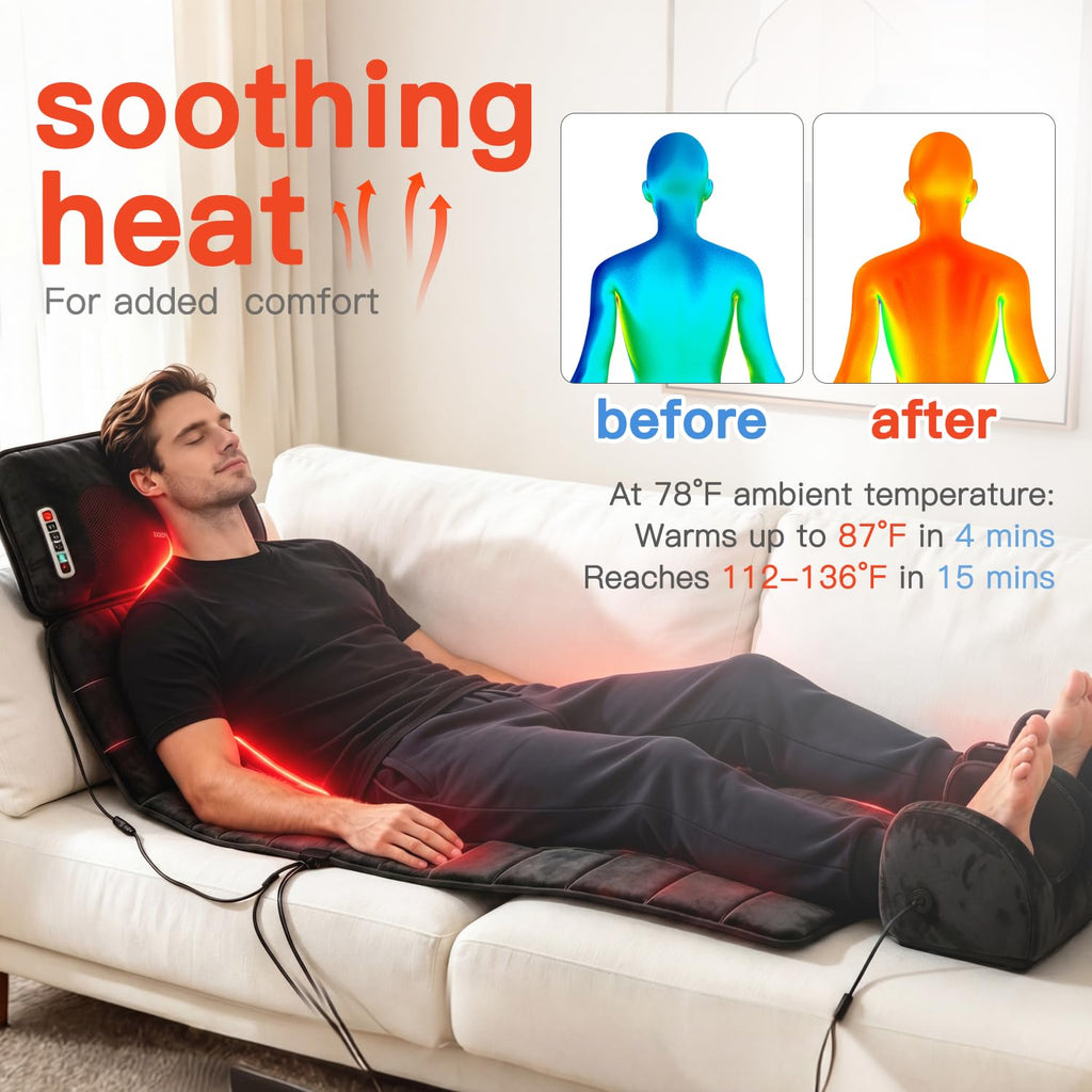 Full Body Massage Mat with Heat D80296