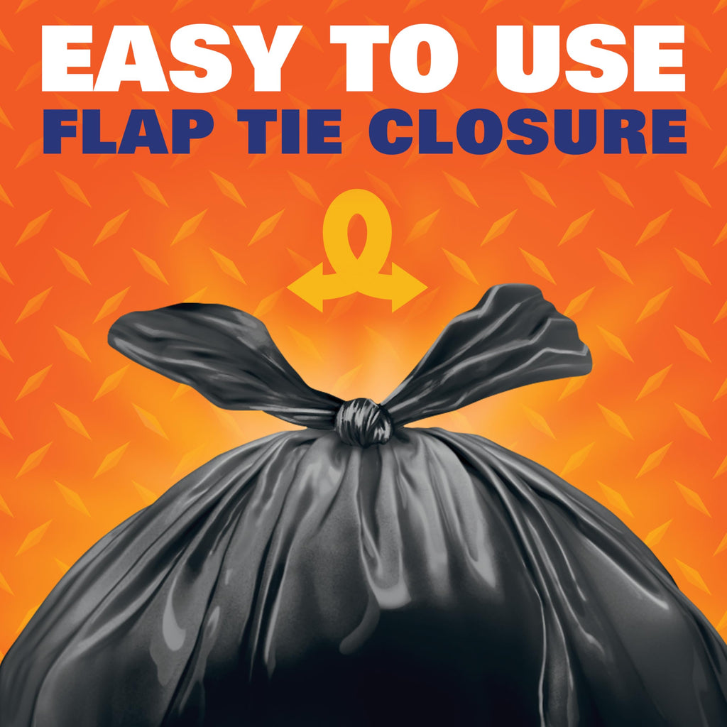 Black 30 Gallon Trash Bags J28057