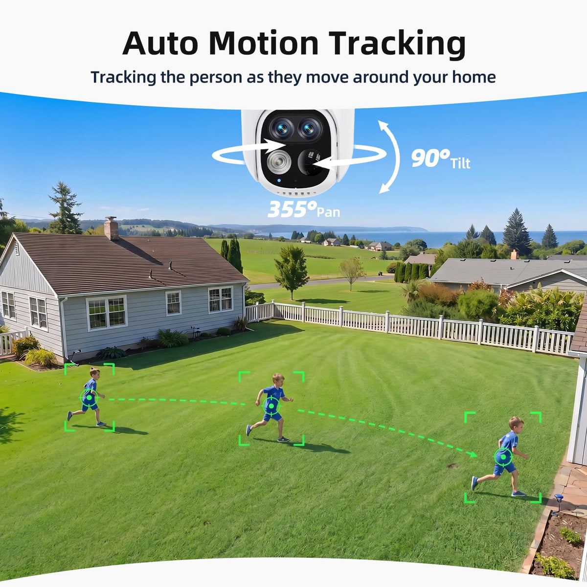 Wireless Outdoor Security Cameras 4-Cam System with Hub X861104