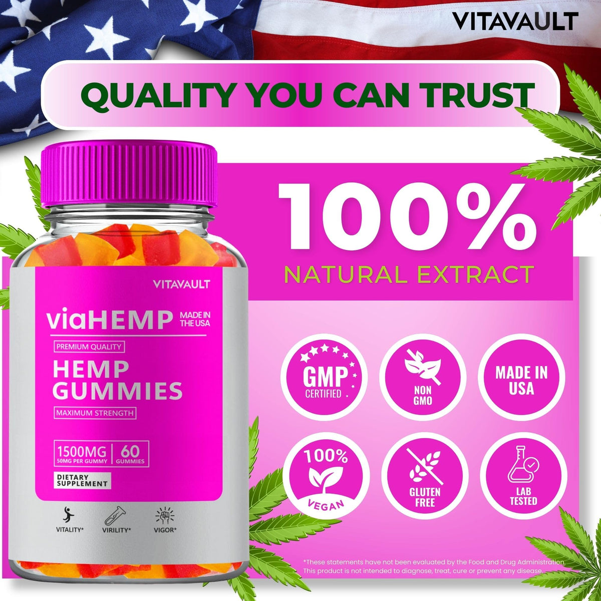 Hemp Gummies 60 Gummies O480707