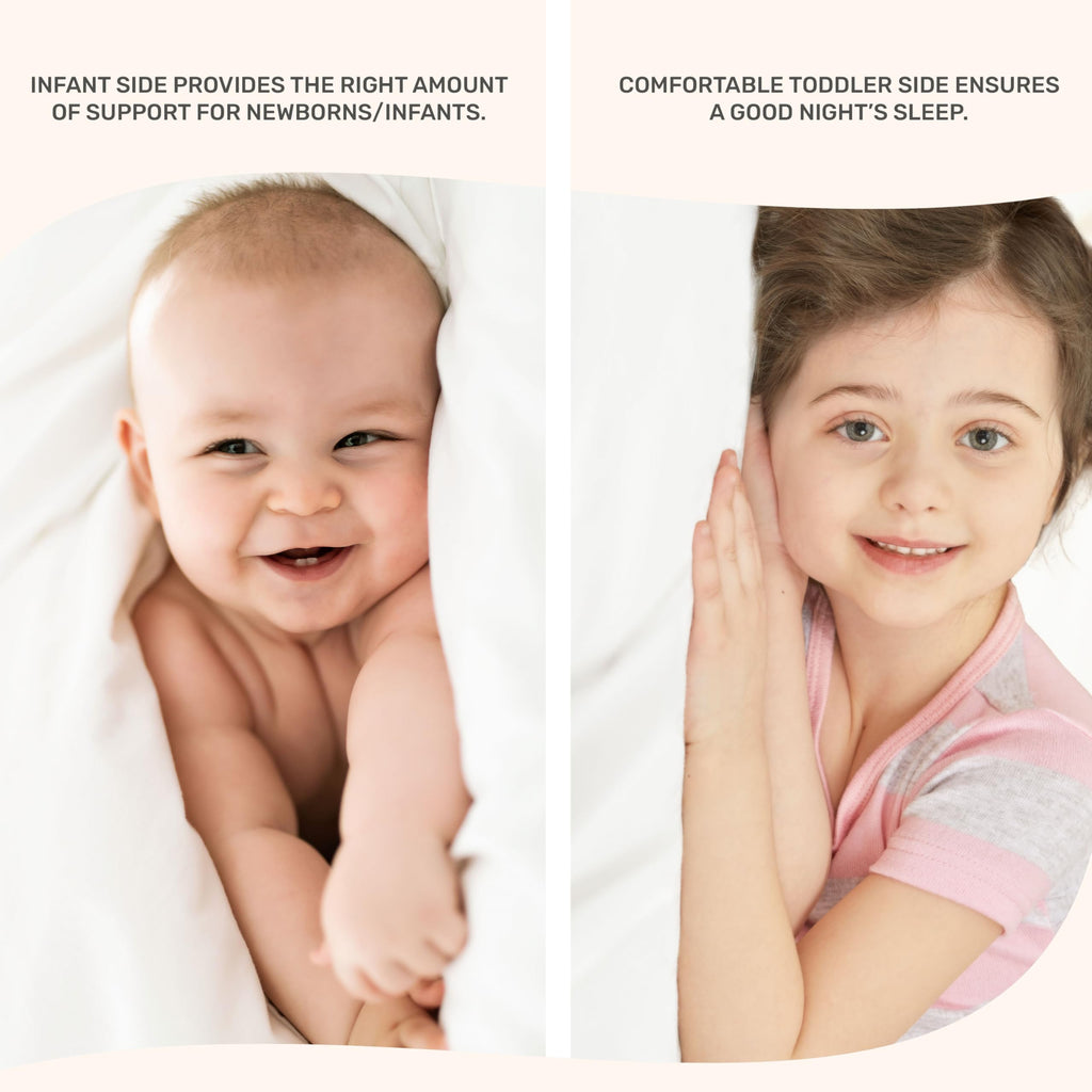 2-in-1 Mini Crib Mattress, Dual-Sided Waterproof J116