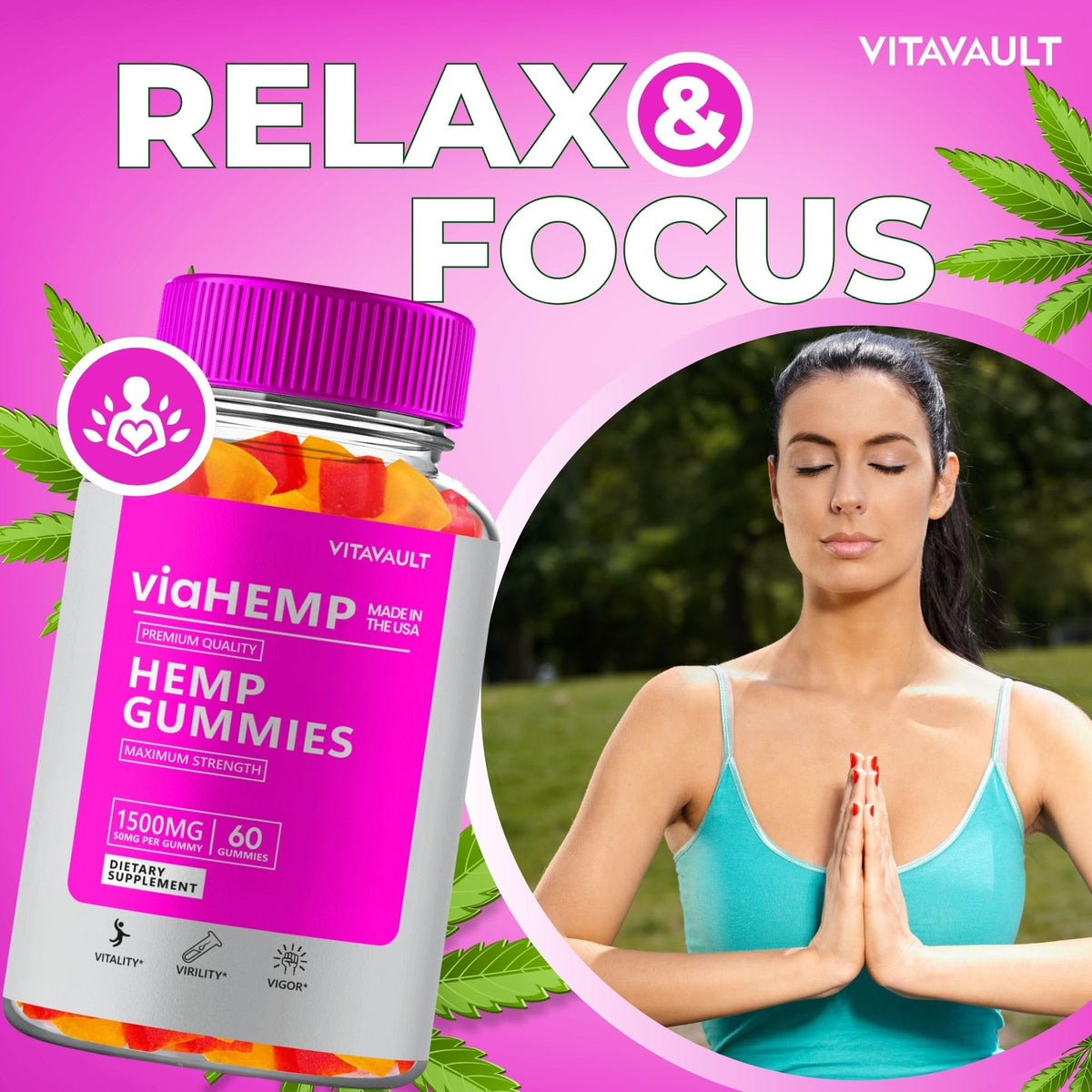 Hemp Gummies 60 Gummies O480707