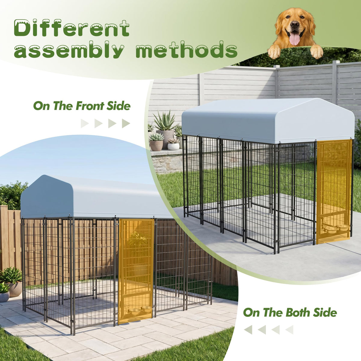 8x4x6 FT Dog Kennel G161