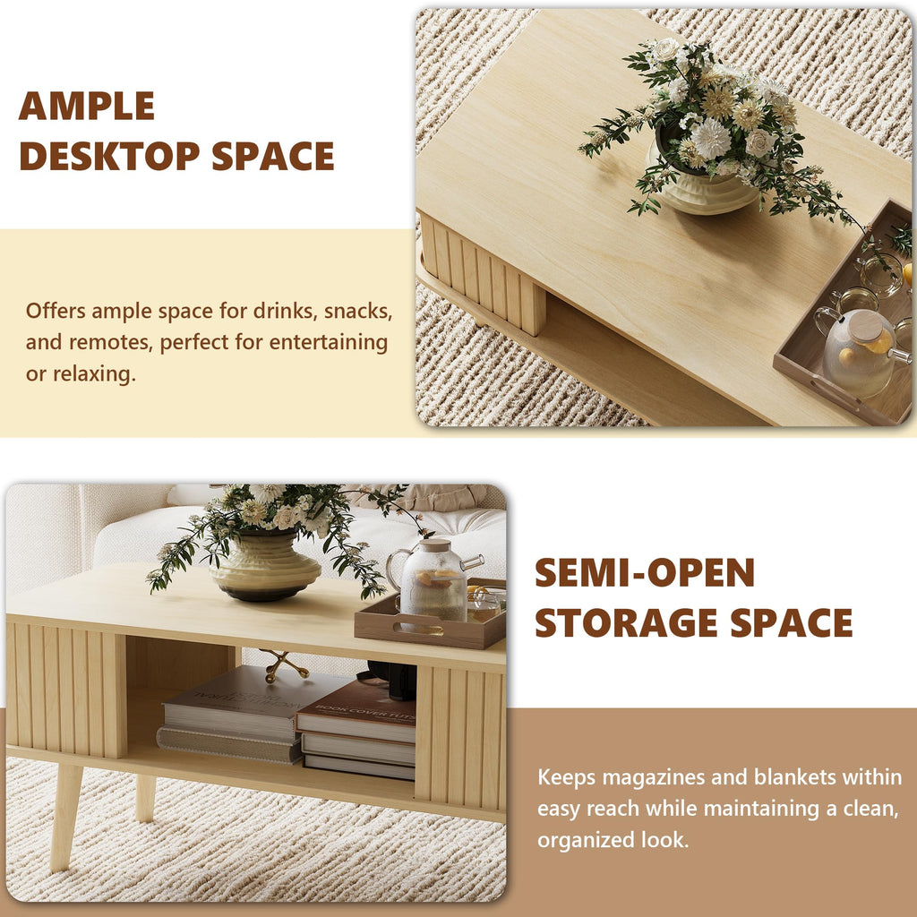 Coffee Table with Storage A71746