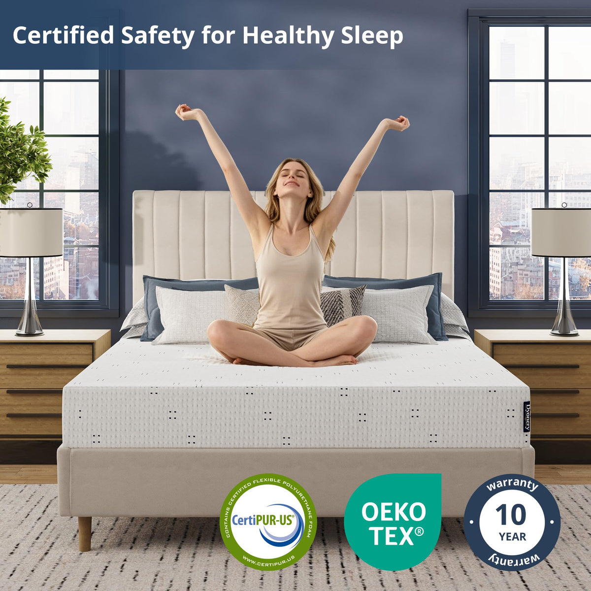 Twin 6 Inch Gel Memory Foam Mattress G4507
