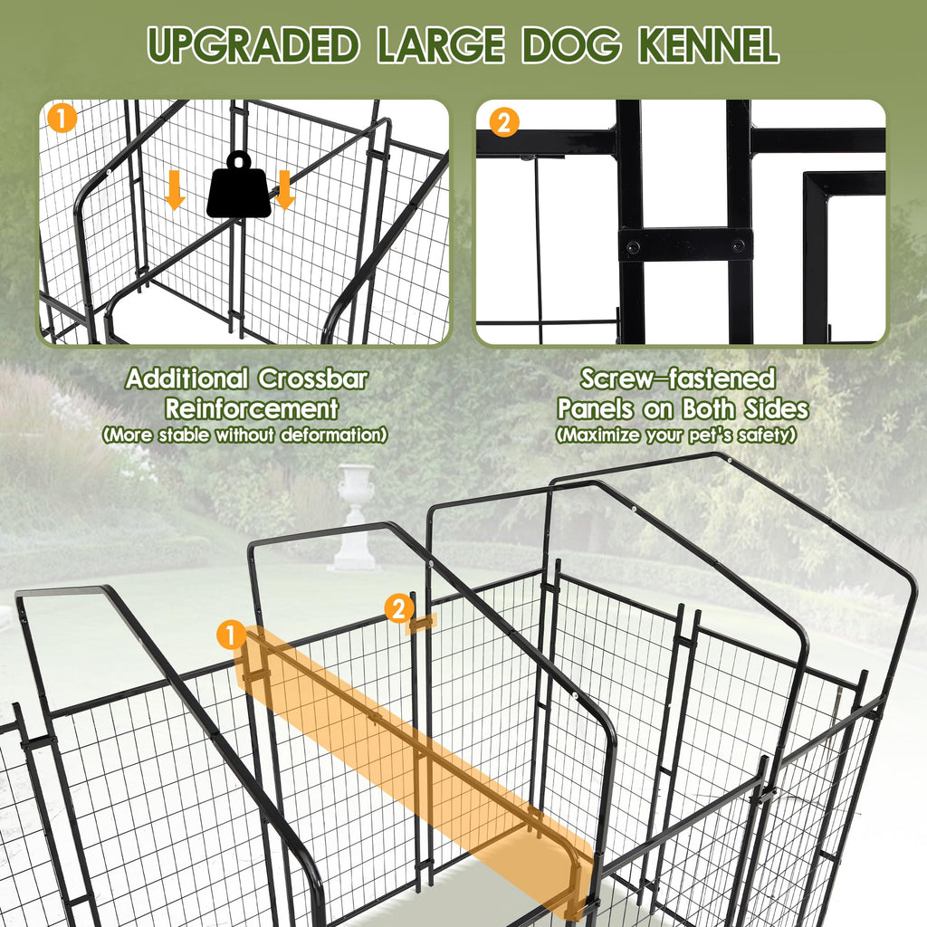 8x4x6 FT Dog Kennel G161
