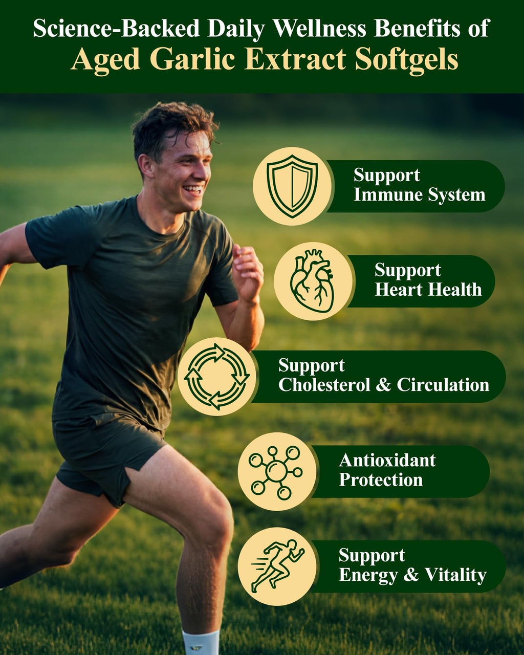 Odorless Garlic Supplement 300 Softgels Q4479