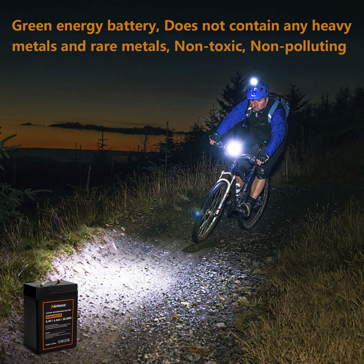 6V 4.5Ah LiFePO4 Battery 2 Pack E69845