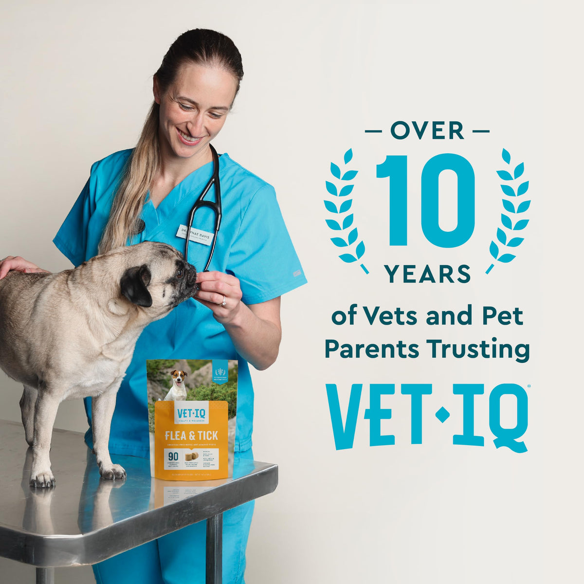 Chemical-Free Soft Chews Flea & Tick Support Dogs 60-Count P7248