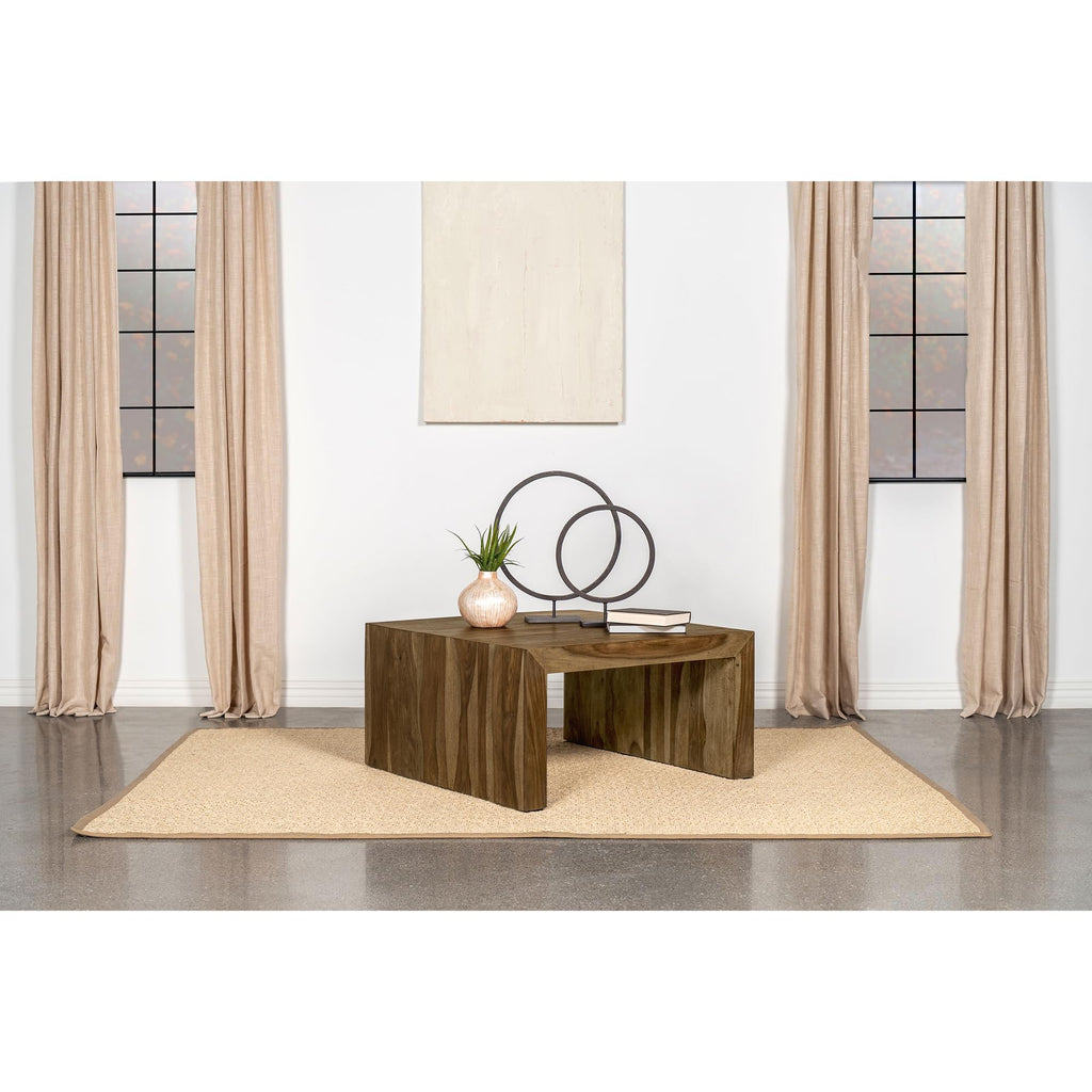 Solid Wood Square Coffee Table 34x34x18 Inches D781324