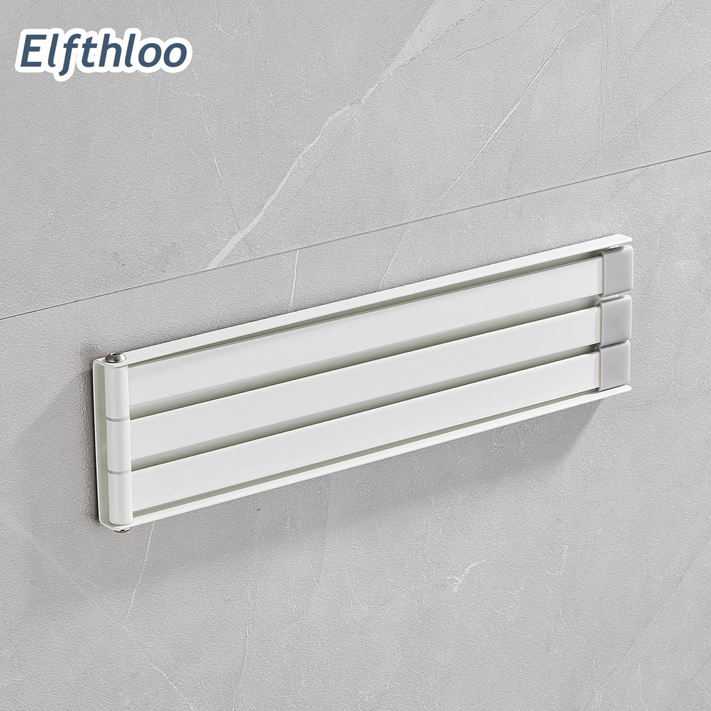 Swivel Kitchen Towel Rack 3-Arm White P71510