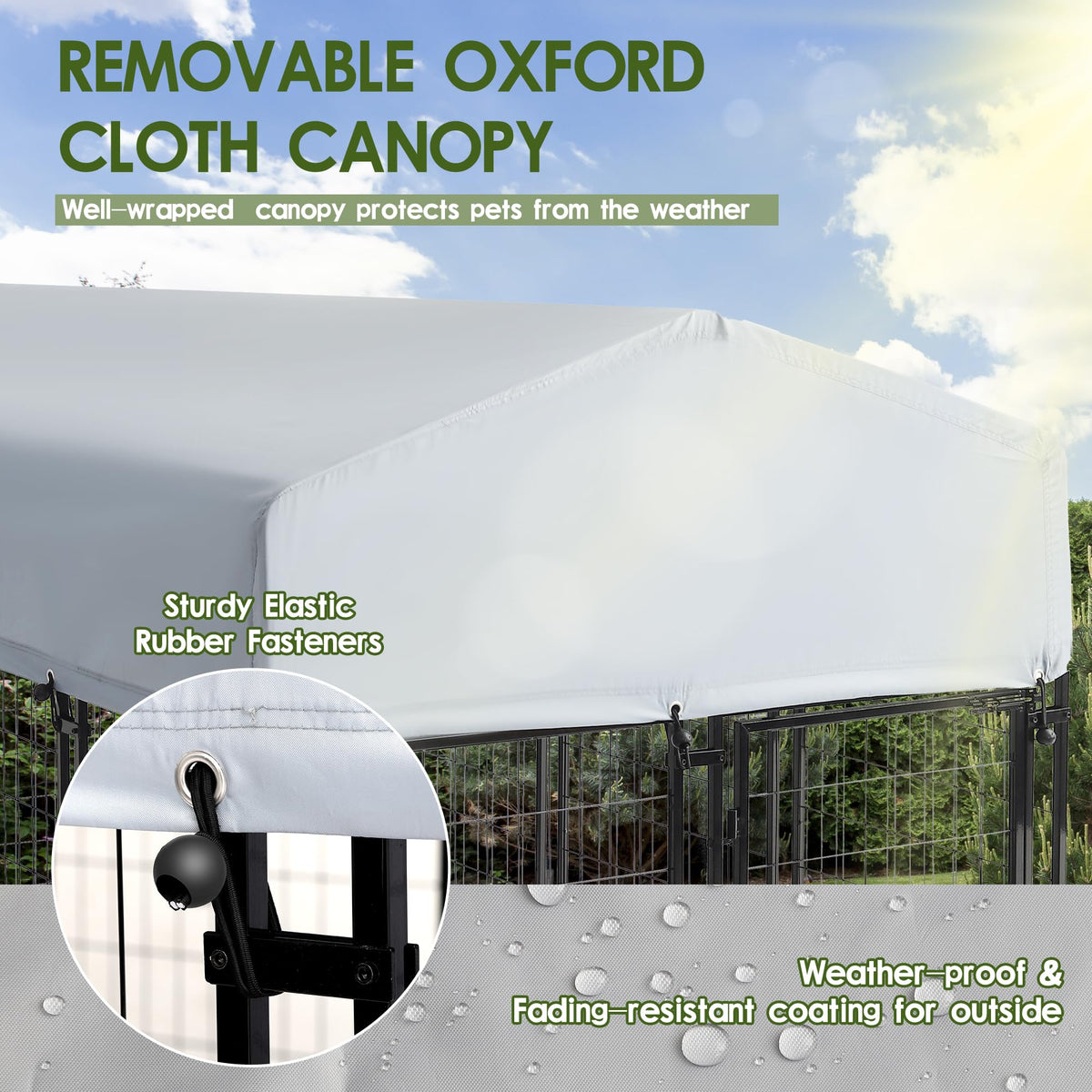 8x4x6 FT Dog Kennel G161