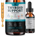 Liquid Thyroid Support Drops with Selenium Zinc Iodine L-Tyrosine Ashwagandha W37913