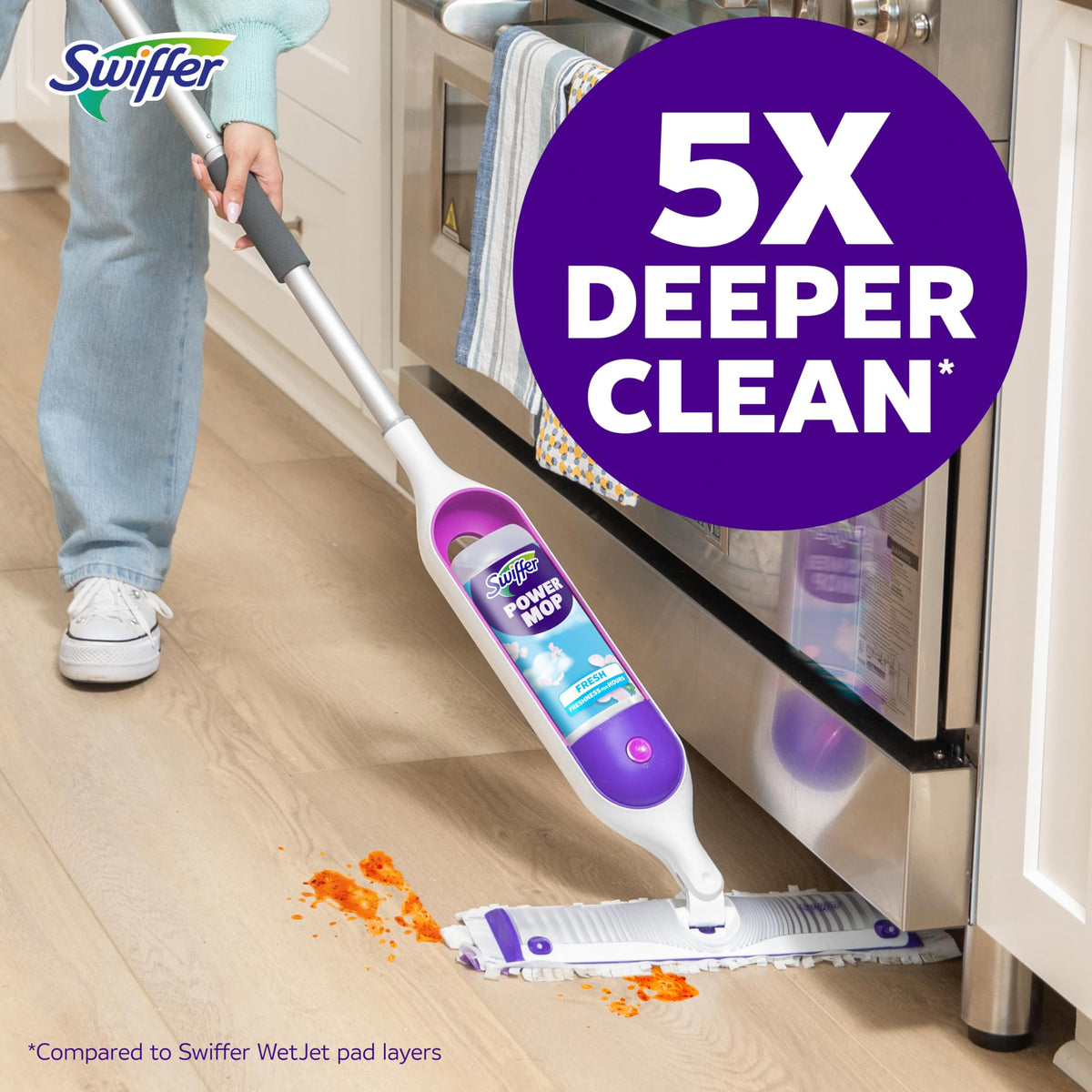 PowerMop Mopping Kit, Multi-Surface and Wood V1318