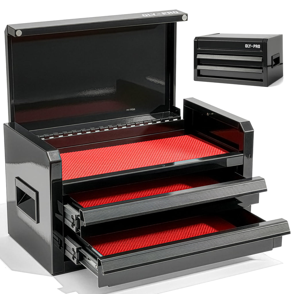 Black 2 Drawer Steel Tool Box N675972