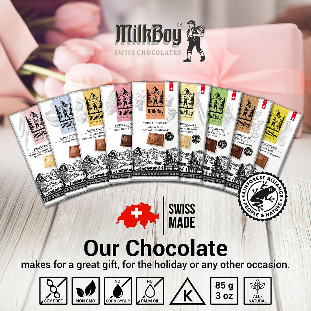 Milk Chocolate Bar with Almonds 3 oz 2 Pack A6518