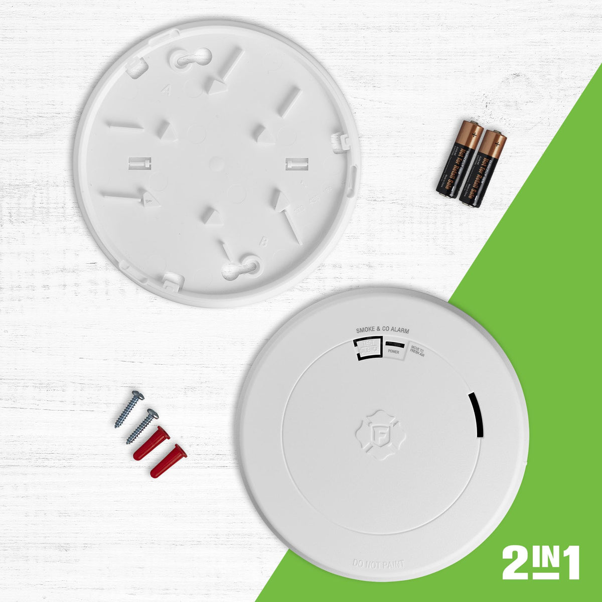 Battery Combination Smoke & Carbon Monoxide Alarm Z43463