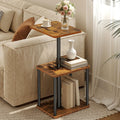 360° Rotating Height Adjustable End Table J840730