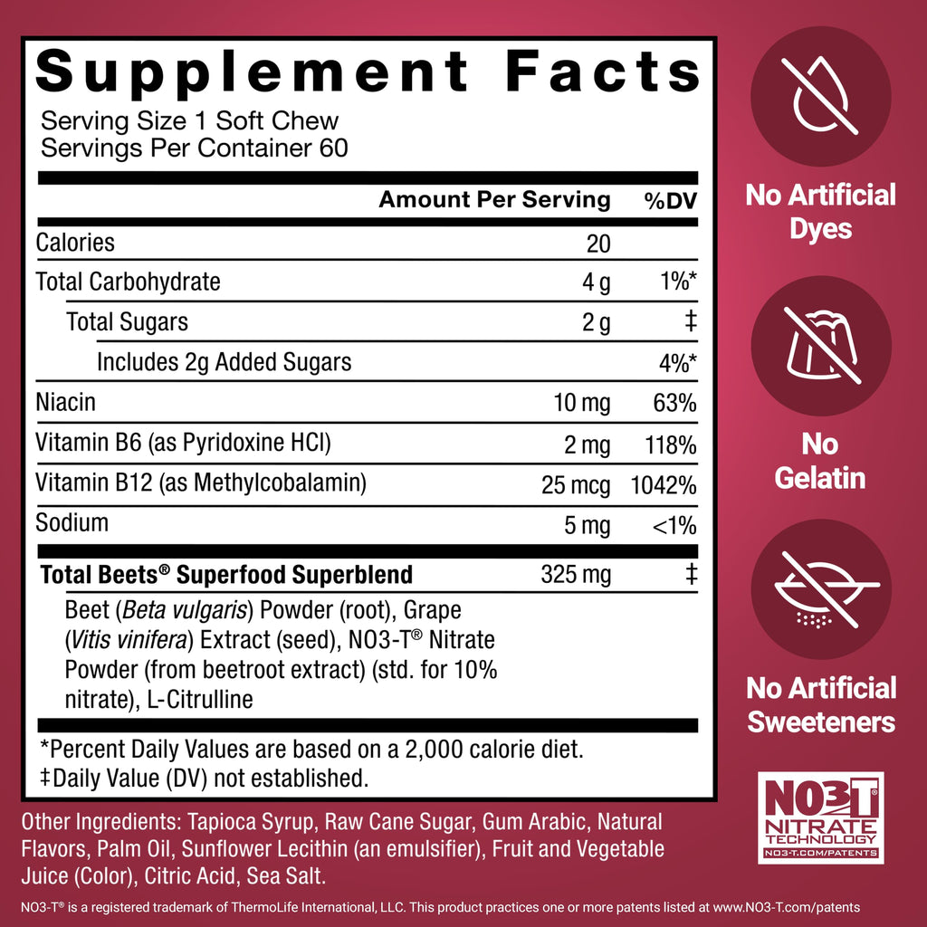Beetroot Soft Chews M81099