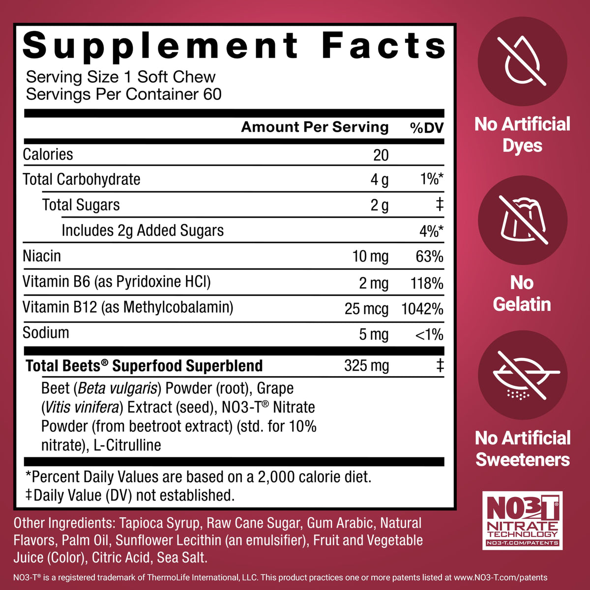 Beetroot Soft Chews M81099