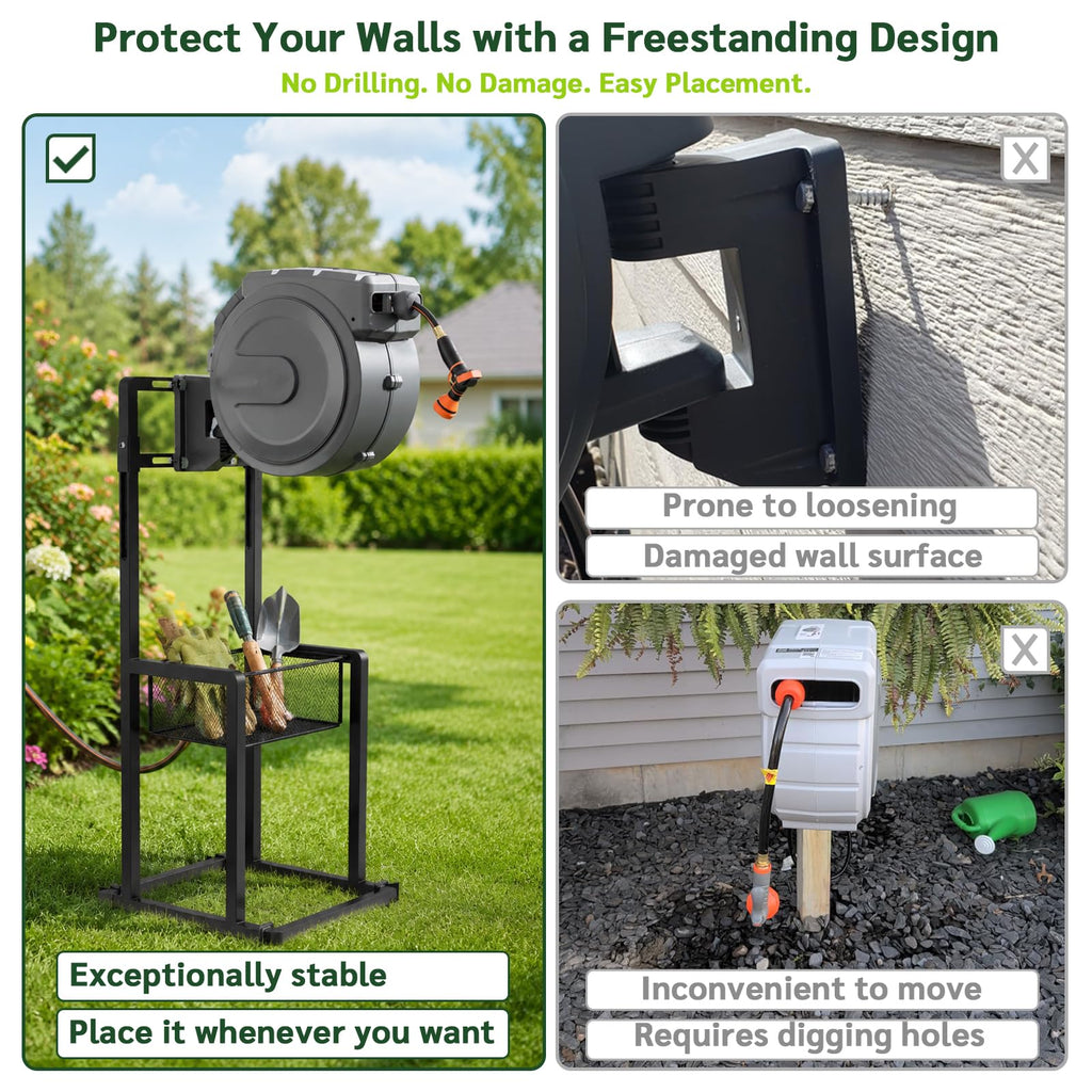 Retractable Hose Reel Stand/Mounting Post O651