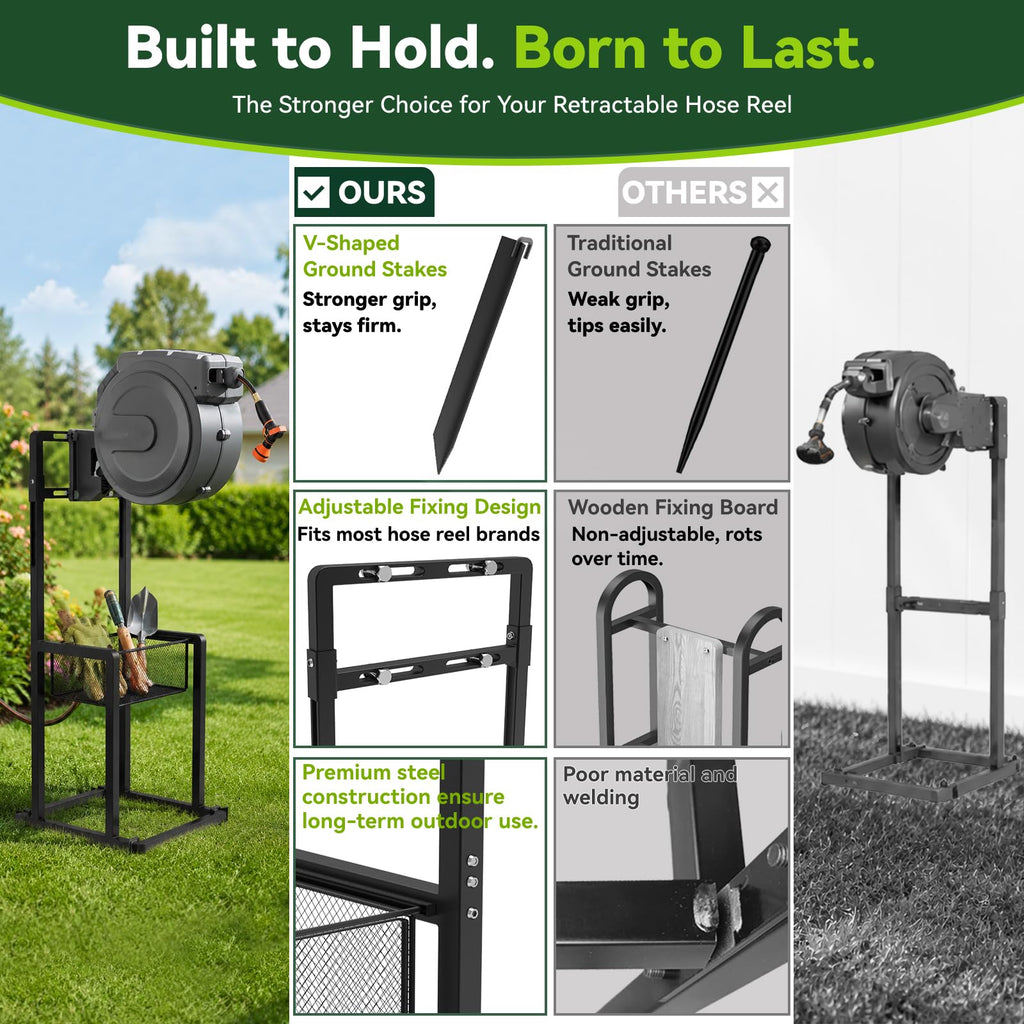 Retractable Hose Reel Stand/Mounting Post O651