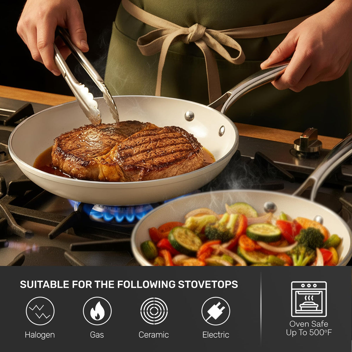 12 Pc Ceramic Cookware Set G377