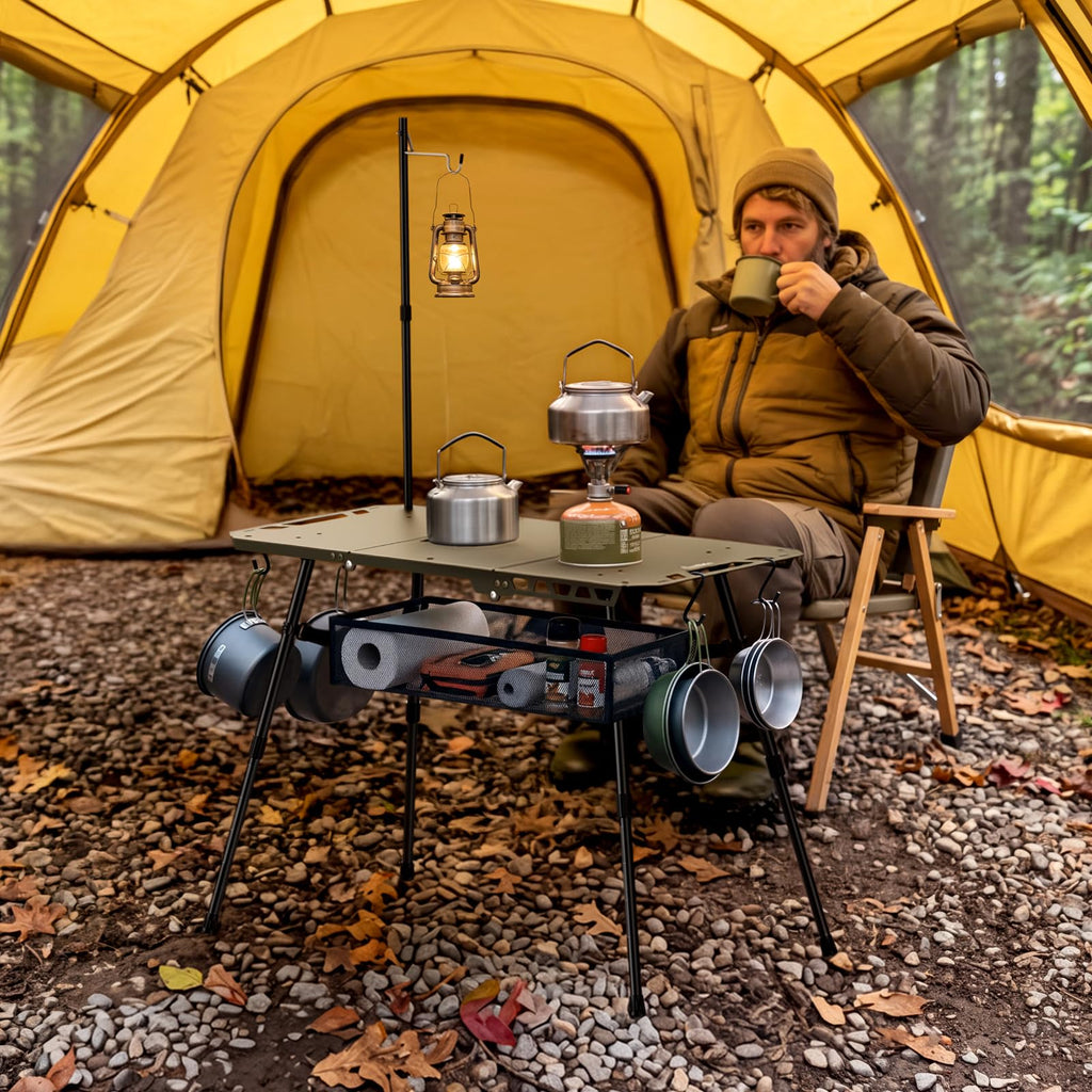 Adjustable Aluminum Folding Camping Table L5976